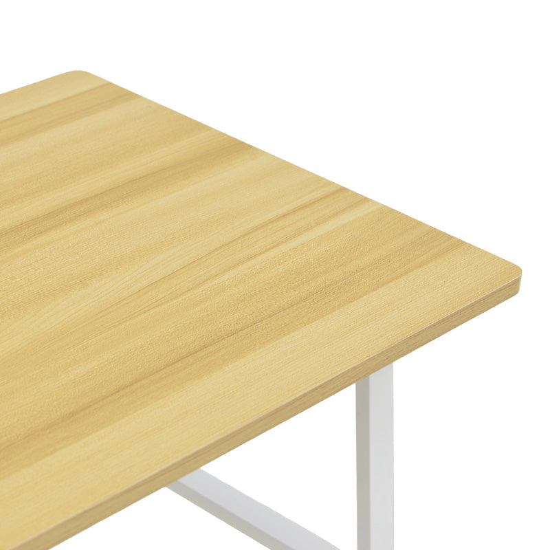 Учебно бюро Ferje с рафтове мдф в цвят светъл орех-бял 100x48x75см