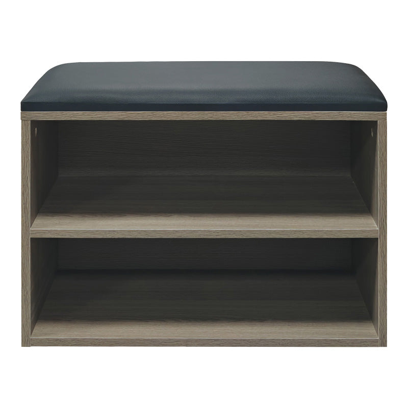 Шкаф за обувки KIANA 4 чифта в цвят сив дъб 60x32x44см