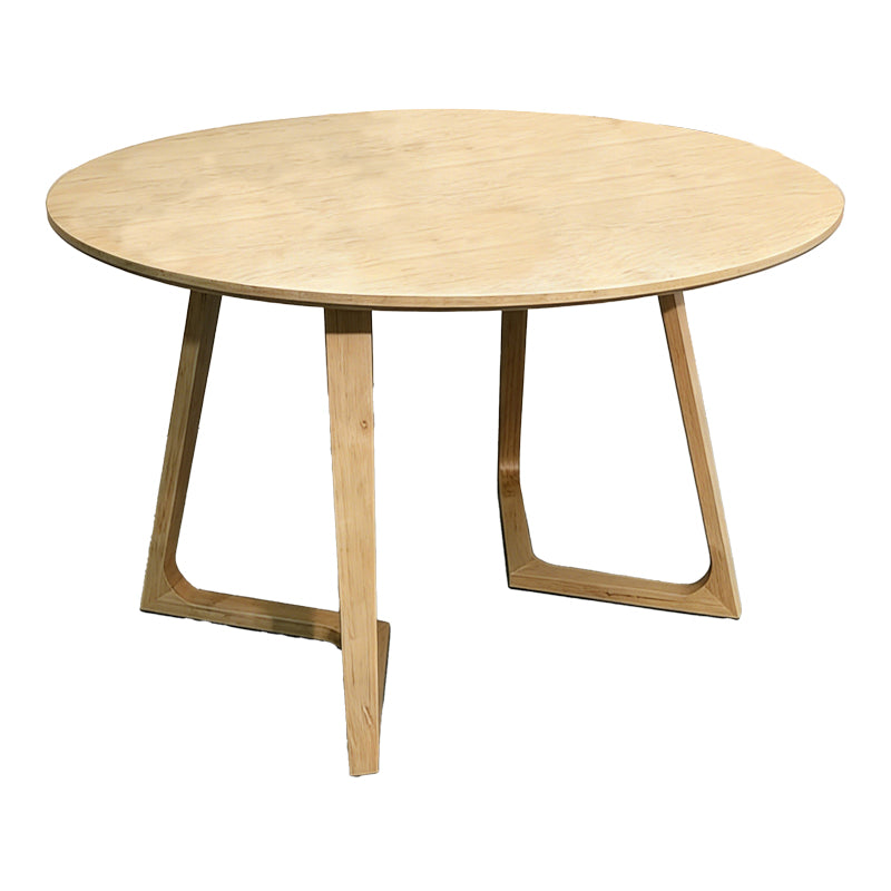 Трапезна маса SERDIA mdf в естествен цвят d120x75см