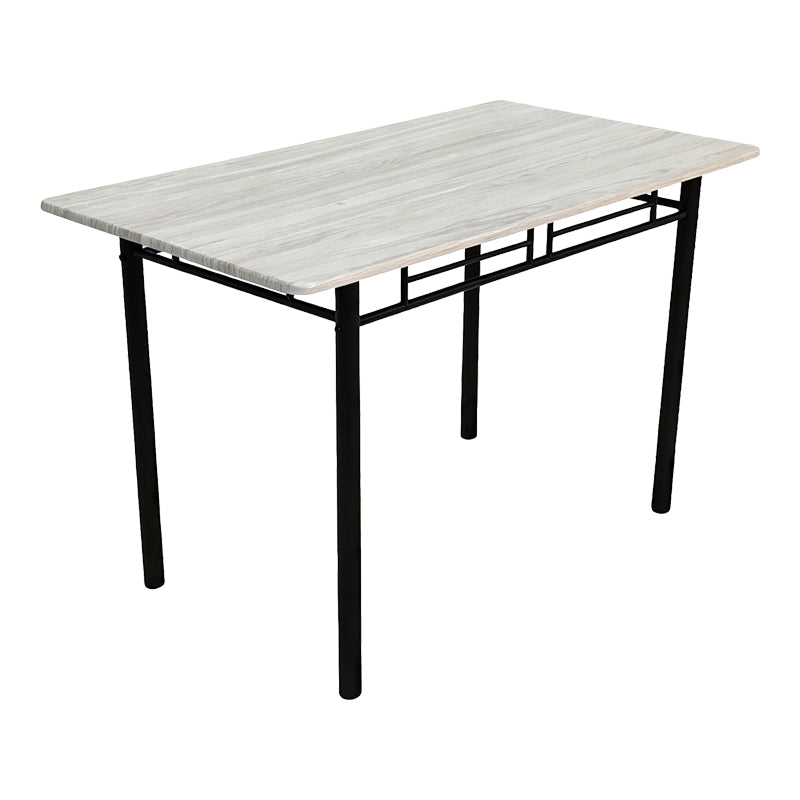 Комплект за хранене ROZA  5 части mdf сонома и метални черни крака 120x65x75см