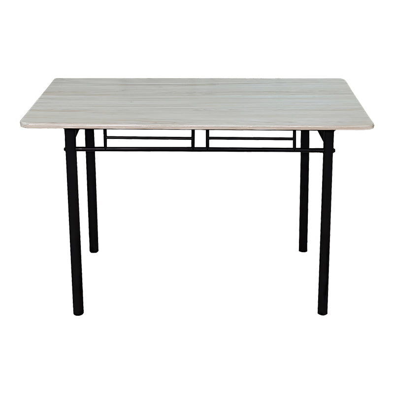 Комплект за хранене ROZA 5 части mdf сонома и метални черни крака 110x60x75см