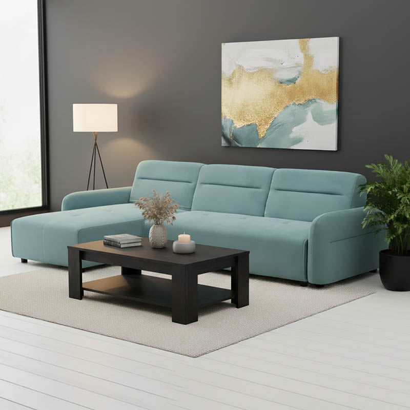 Ъглов диван Inspired реверсивен ментов плат 293x142x80cm