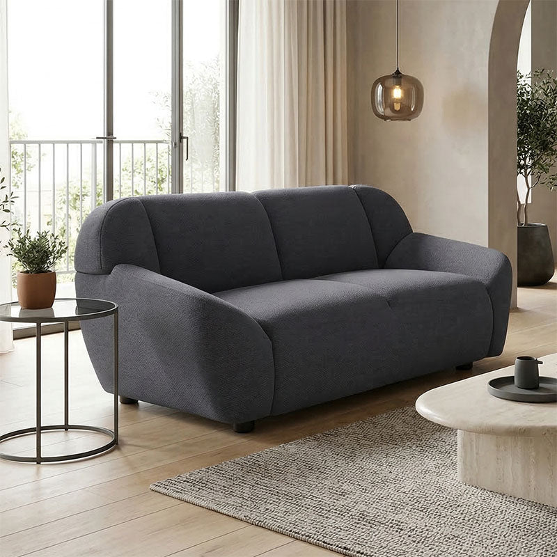 Двуместен диван ECHONO антрацит плат 144x88x77см
