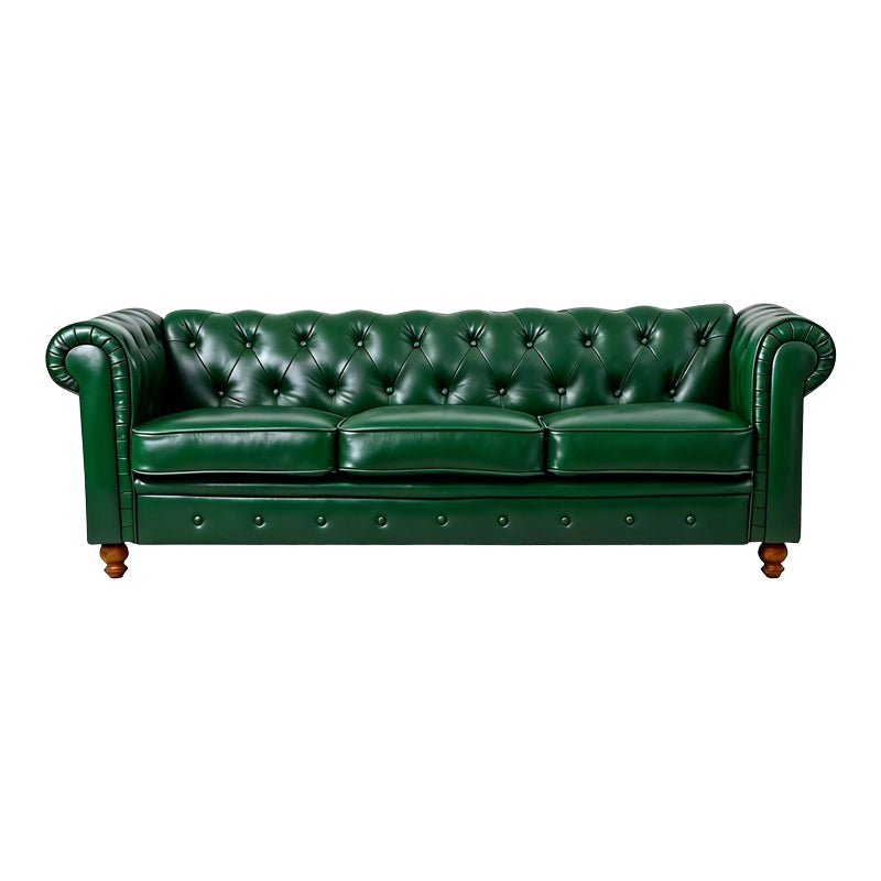 Триместен диван CHESTERFELD pu кипарис 203x84x67см
