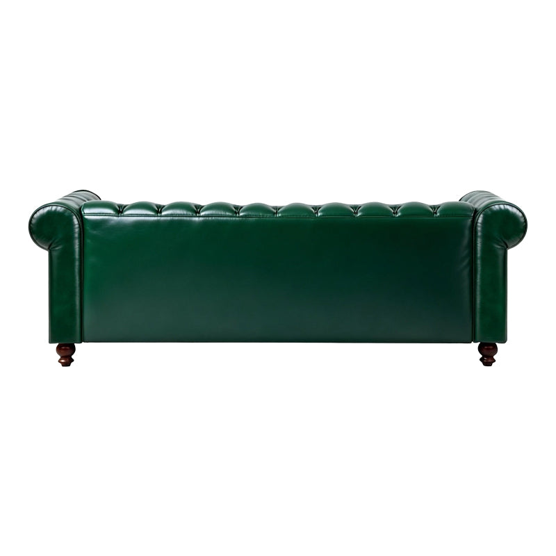Триместен диван CHESTERFELD pu кипарис 203x84x67см