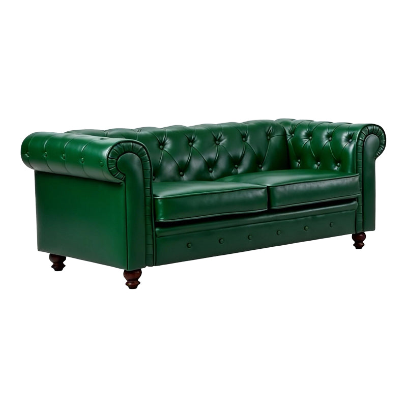 Двуместен диван CHESTERFIELD pu кипарис 160x84x67см