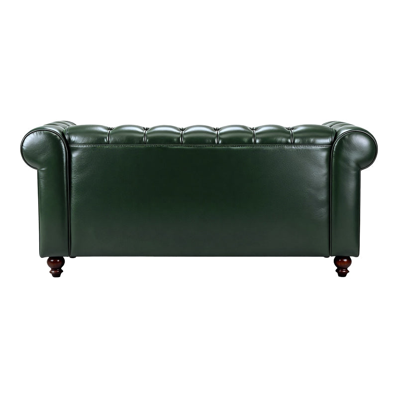 Двуместен диван CHESTERFIELD pu кипарис 160x84x67см
