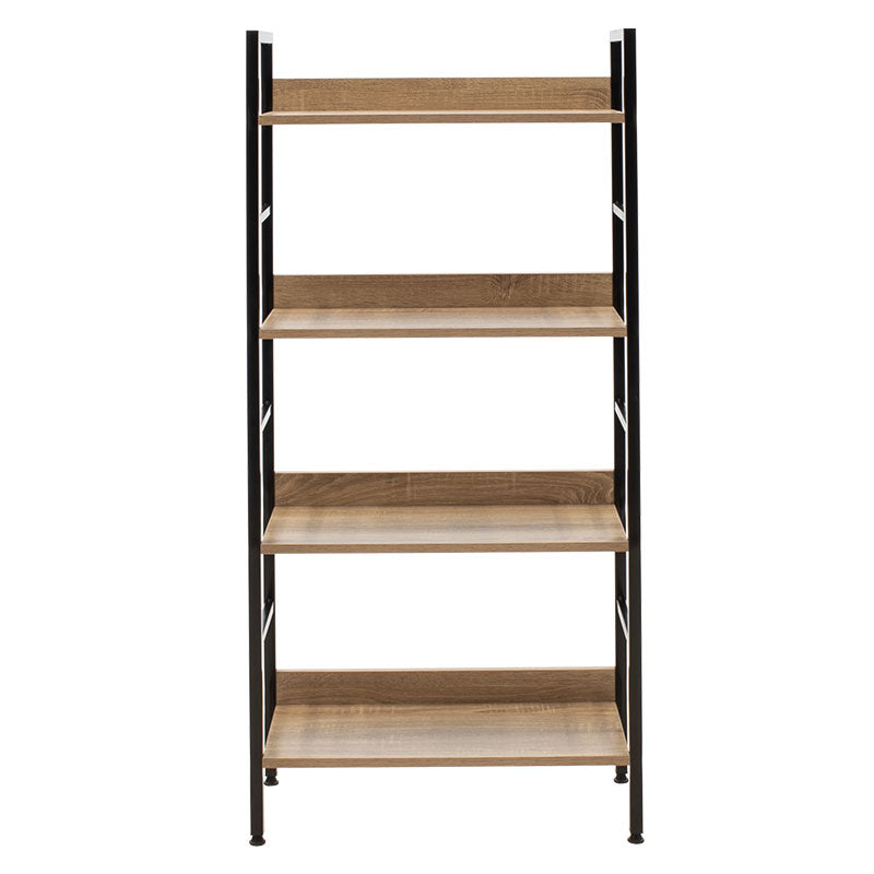 Библиотека RAMON естествен- черен цвят 60x28x125,5cм