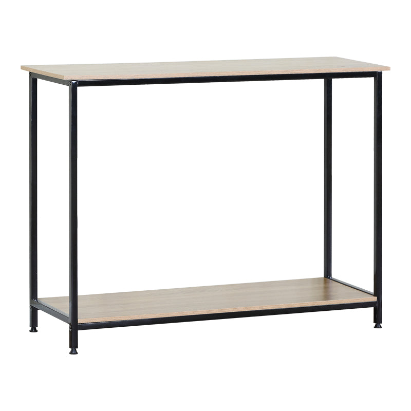 Конзола SHIMA  2 бр. дъб - черен метал 106x35x81см