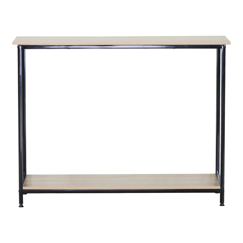 Конзола SHIMA  2 бр. дъб - черен метал 106x35x81см