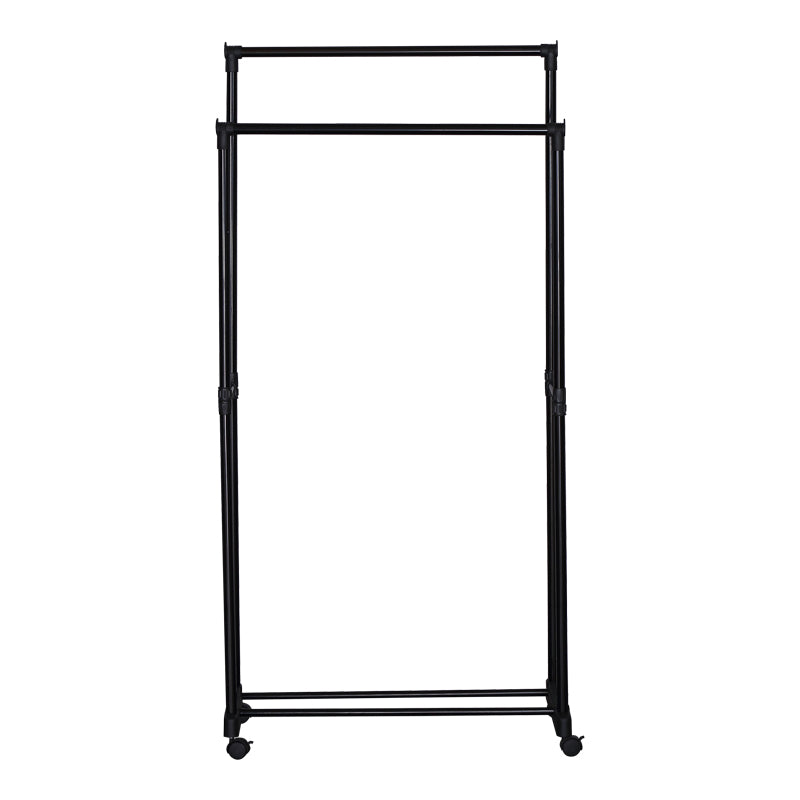 Закачалка за под GANCO черна метална 74.5x39x157см