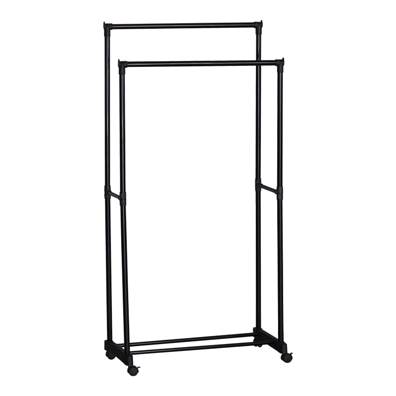 Закачалка за под GANCO черна метална 74.5x39x157см
