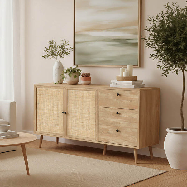Бюфет OSLO сонома цвят  150x39x79см