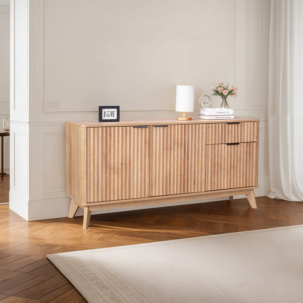 Бюфет HAMEA в естествен цвят  150x39,5x73см