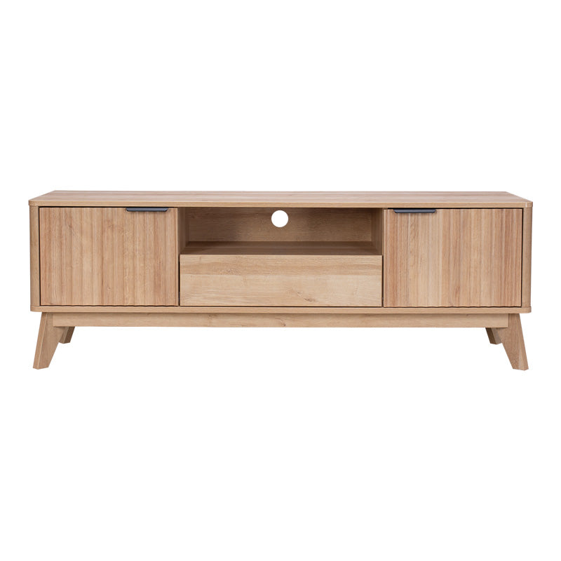 ТВ шкаф Hamea мдф в естествен нюанс 145x39,5x49см