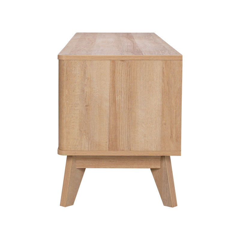 ТВ шкаф HAMEA мдф в естествен нюанс 145x39,5x49см