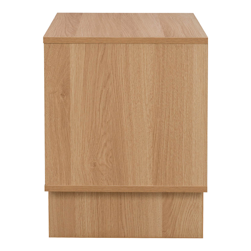 Jenfia mdf странично шкафче за легло в естествен цвят 48x39x50.5 см