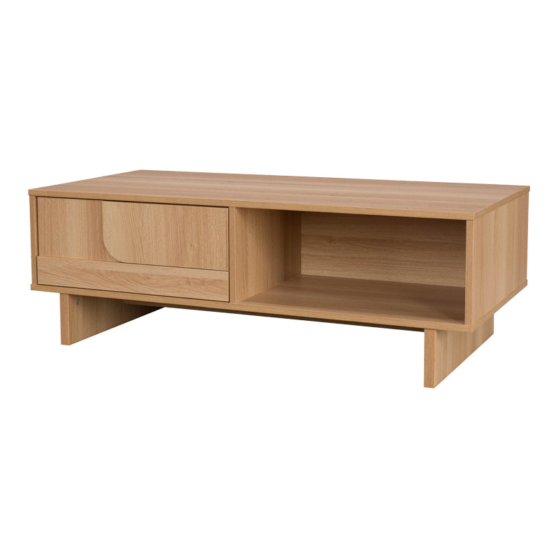 Холна маса jenfia от mdf в естествен цвят 110x55x38.5 см