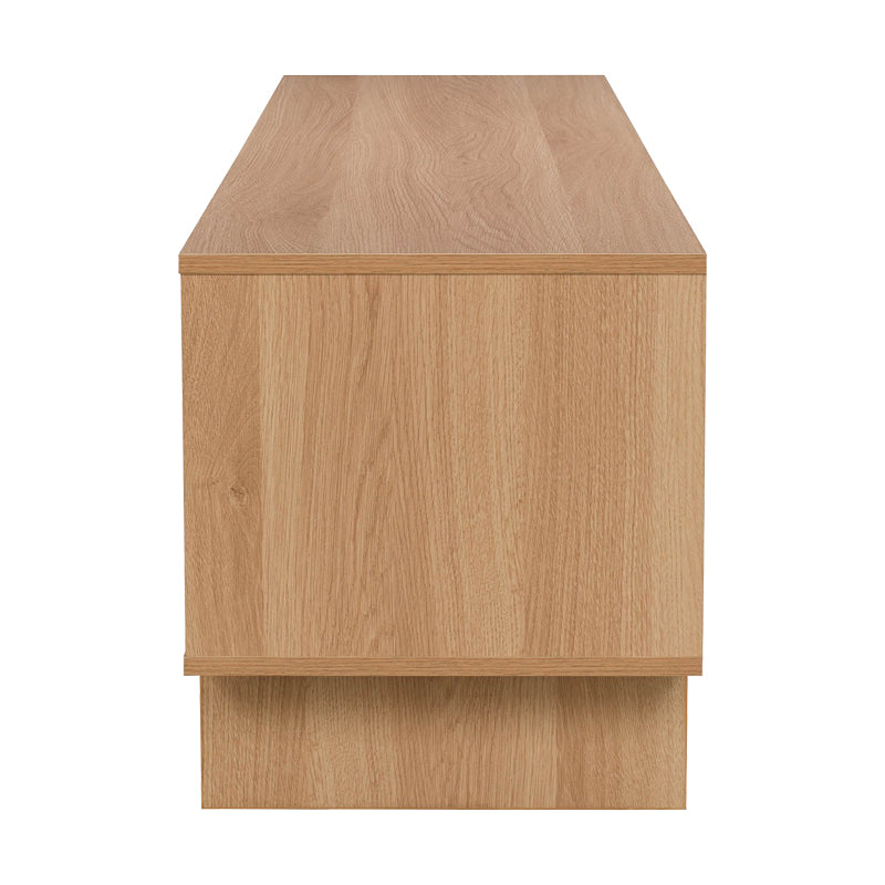 Тв шкаф jenfia от mdf в естествен цвят 150x39x45.5 см