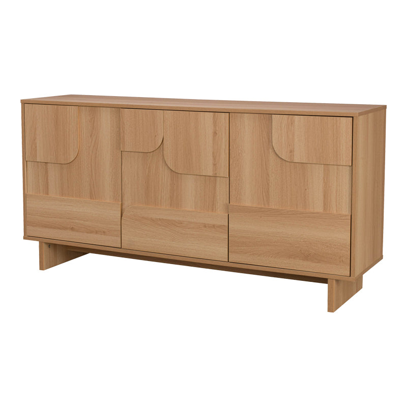 Jenfia mdf бюфет в естествен цвят 150x39x75.5 см