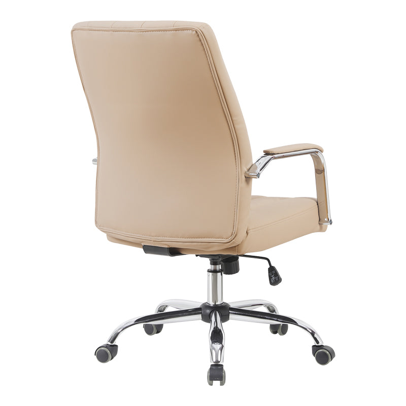 Офис стол за мениджъри Mido pu капучино 58x71x100-106см