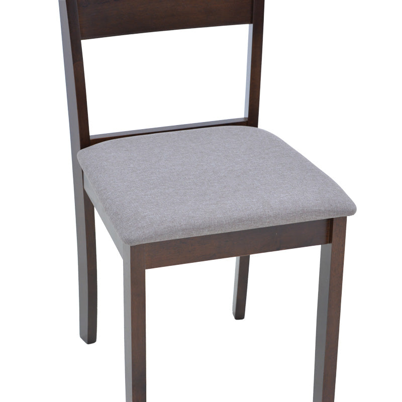 Стол DALLAN  каучуково дърво в нюанс орех 40x47,5x89см