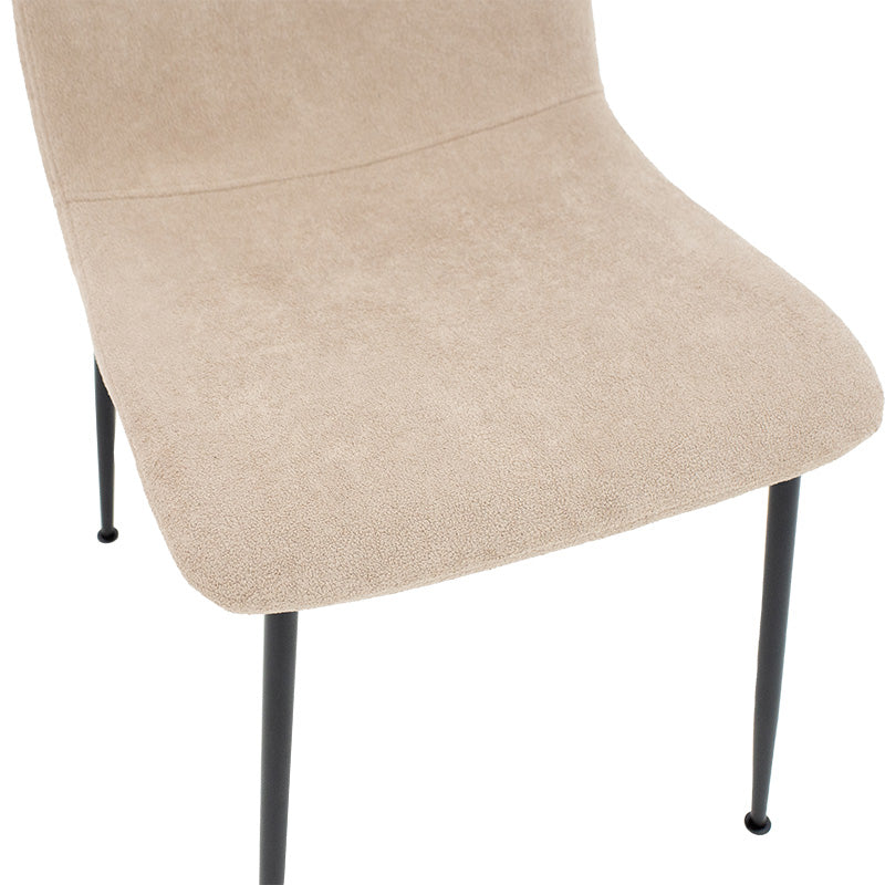 Стол Gratify букле екрю крака черни