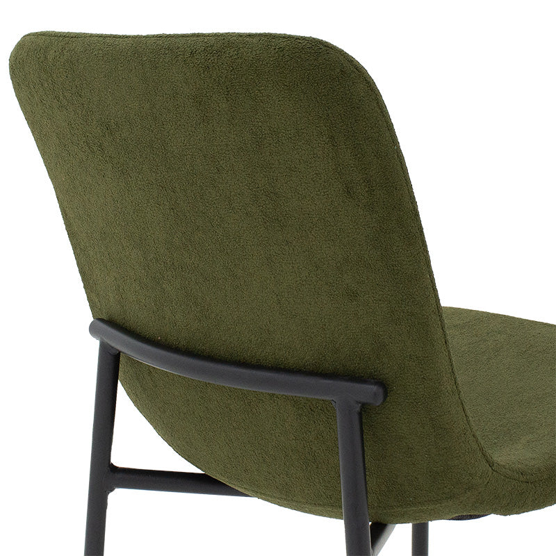 Стол Gratify букле плат каки крак черен