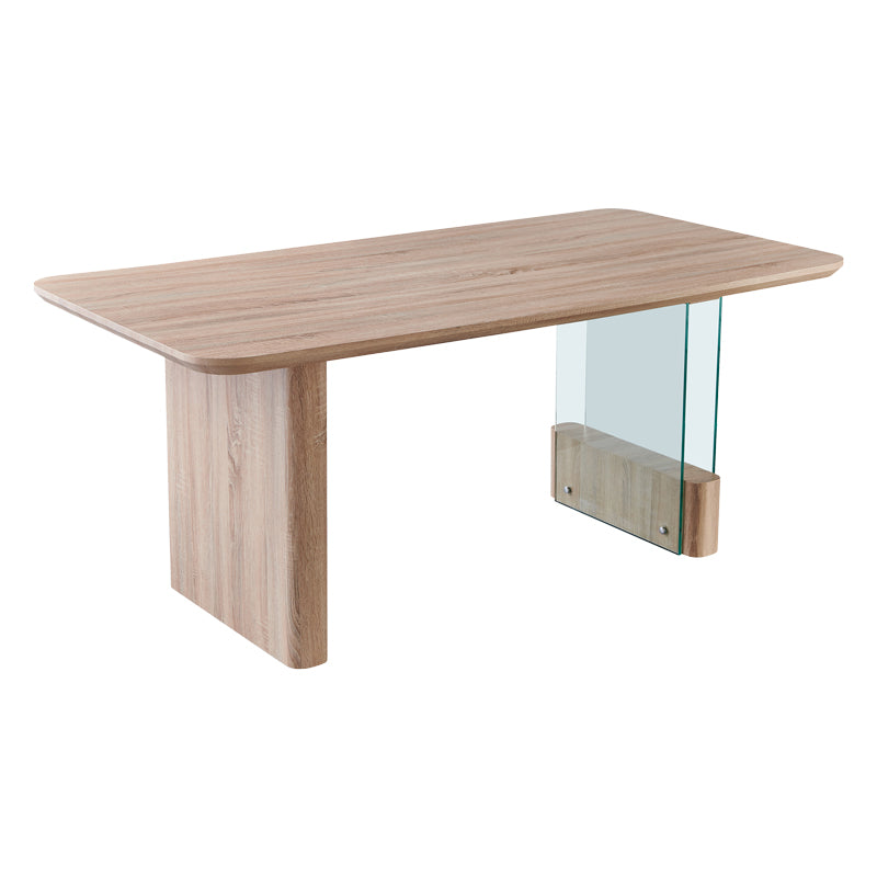 Трапезна маса Faghan кафяв мдф 180x90x76см