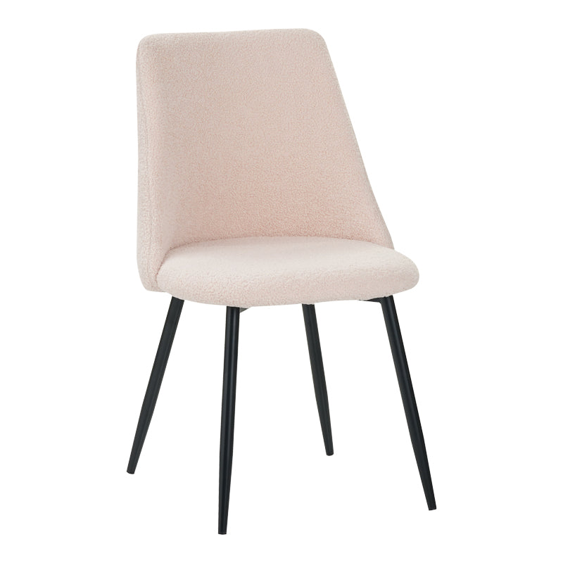 Стол Giselle плат букле в бежов нюанс 51x52x82см