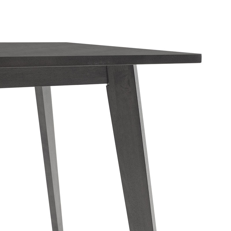 Трапезна маса BENSON mdf в рустик сив цвят 150x90x75см
