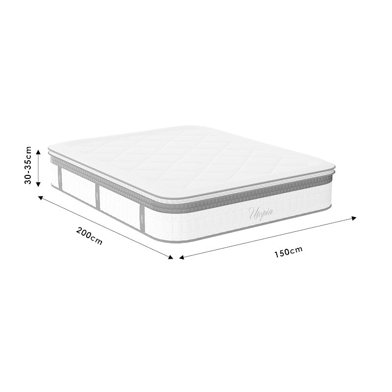 Матрак UTOPIA Pocket Spring с Горна Почва 150x200x30-32 см