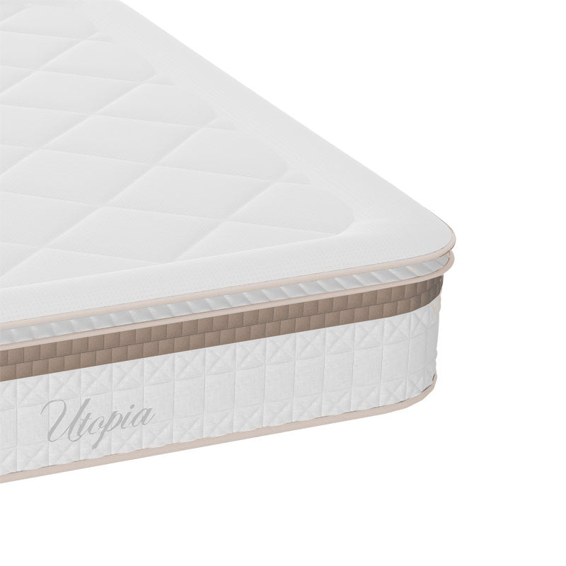 Матрак UTOPIA Pocket Spring – Горен Слой Алое Вера, Еднолицев, 160x200x30-32 см
