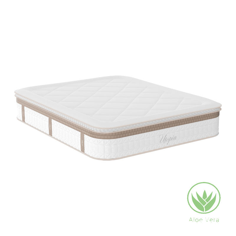 Матрак UTOPIA Pocket Spring с Горна Почва Алое Вера 140x200x30-32 см