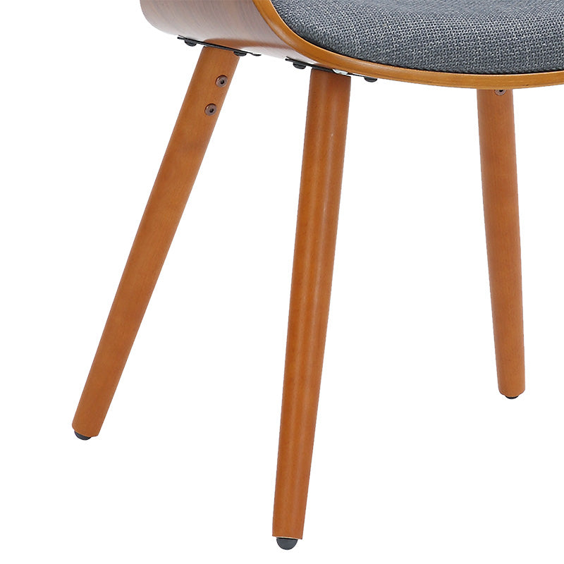 Фотьойл Allegra сива дамаска-орех крака