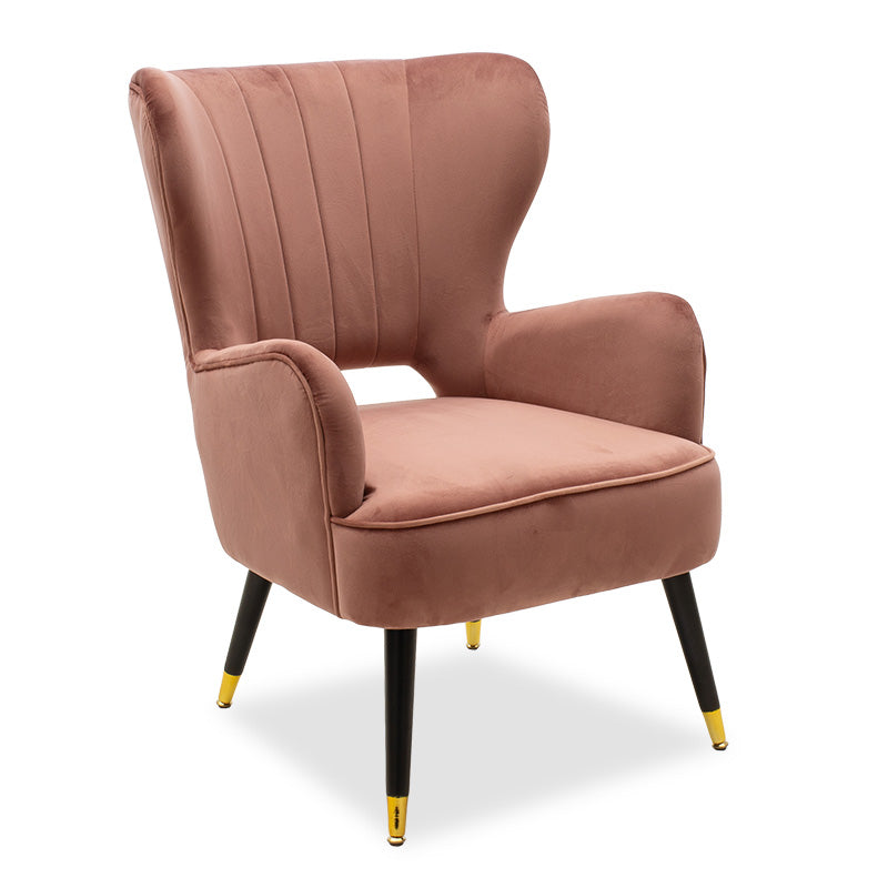 Фотьойл Lark в кадифе от гнила ябълка 65x74x90см