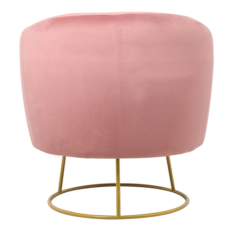 Фотьойл Rony кадифе гнила ябълка-златен метален крак 78x75x82см