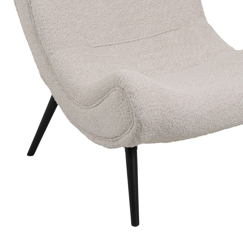Кресло SILLA букле плат с размери 97x80x100см