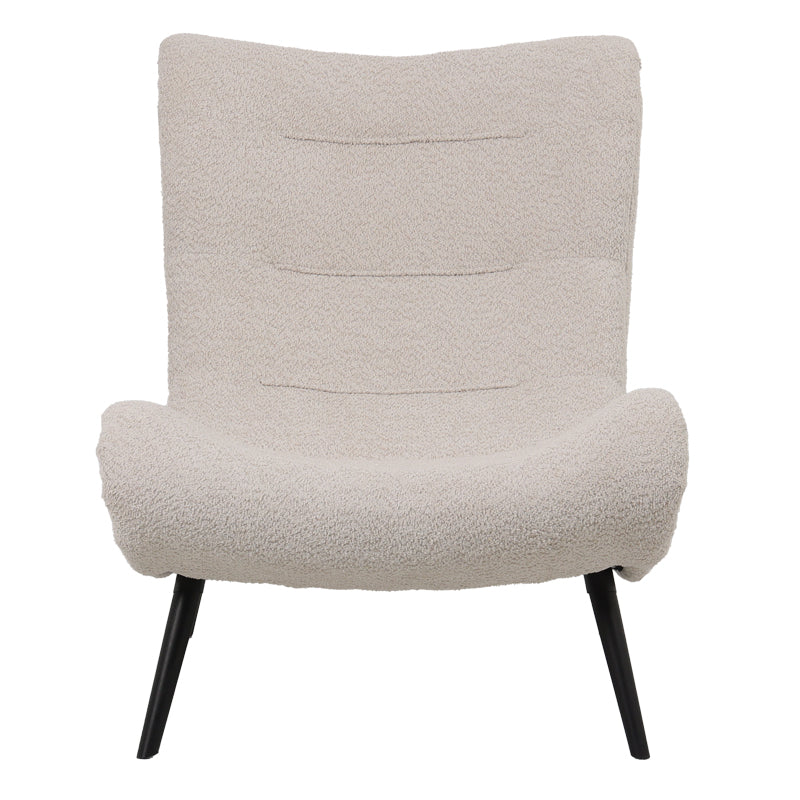 Кресло SILLA букле плат с размери 97x80x100см
