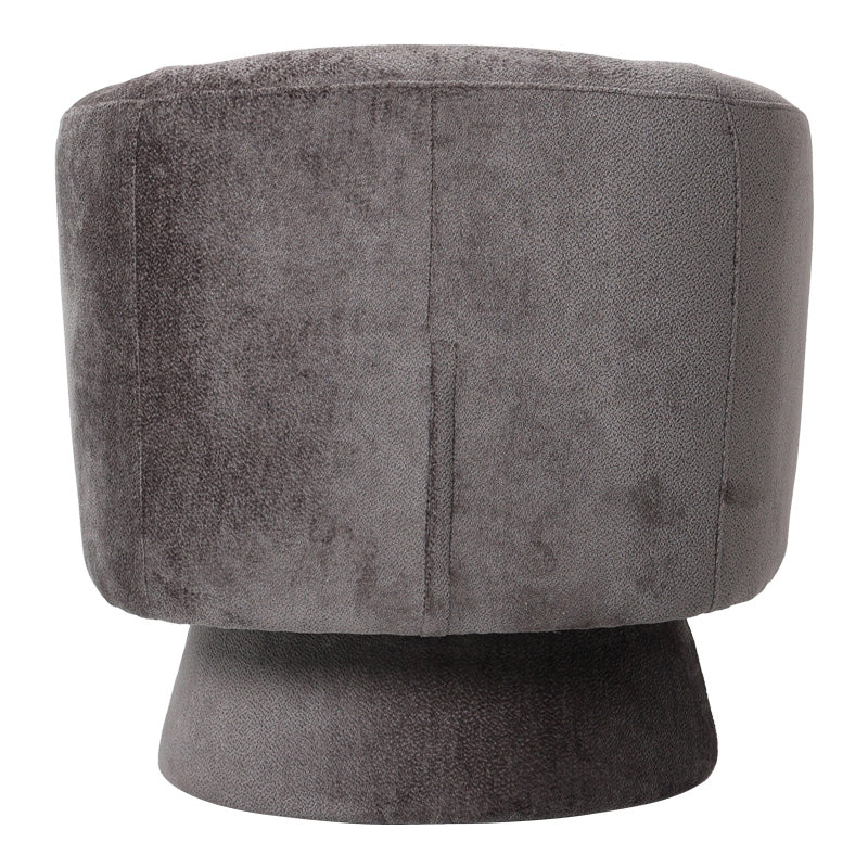 Въртящ се фотьойл Kreslo плат в антрацитен цвят 78x81x77см