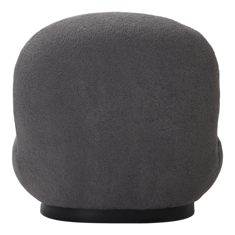 Фотьойл Rosalie цвят тъмно сив -черна основа 85x82x77см