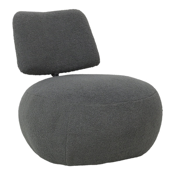 Kресло  STONIE букле плат цвят антрацит 67x73x67см