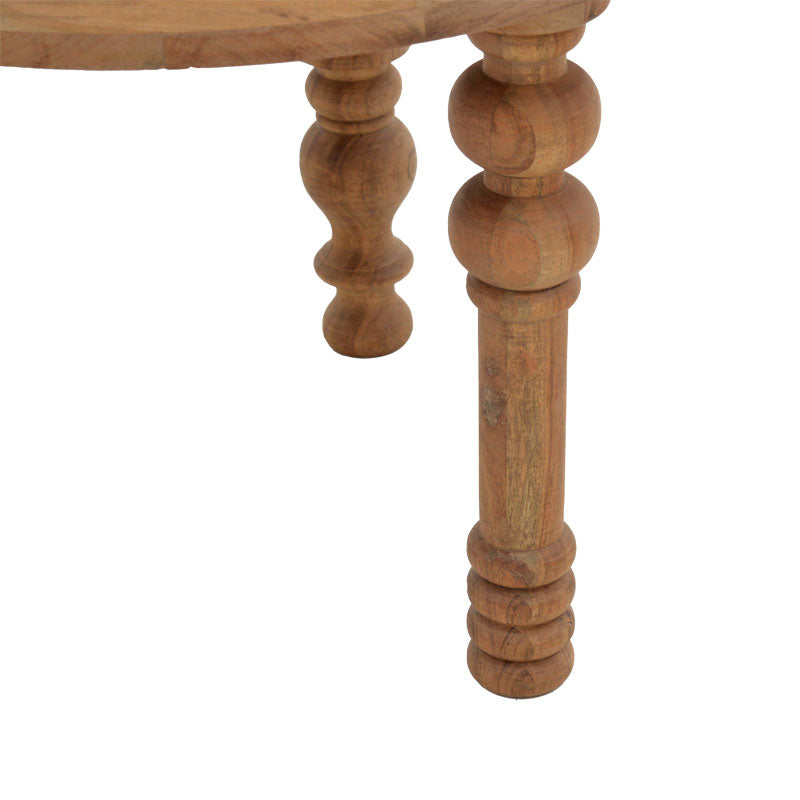 Комплект помощни маси 2бр Kelly масив натурално акациево дърво