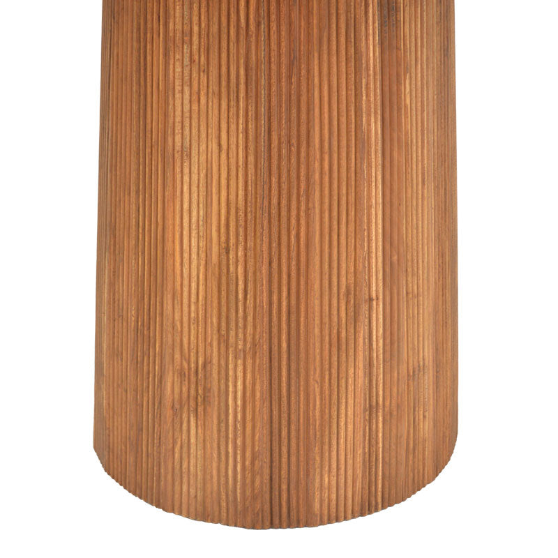 Маса CANCULE   масивно акациево дърво в естествен нюанс d120x75см