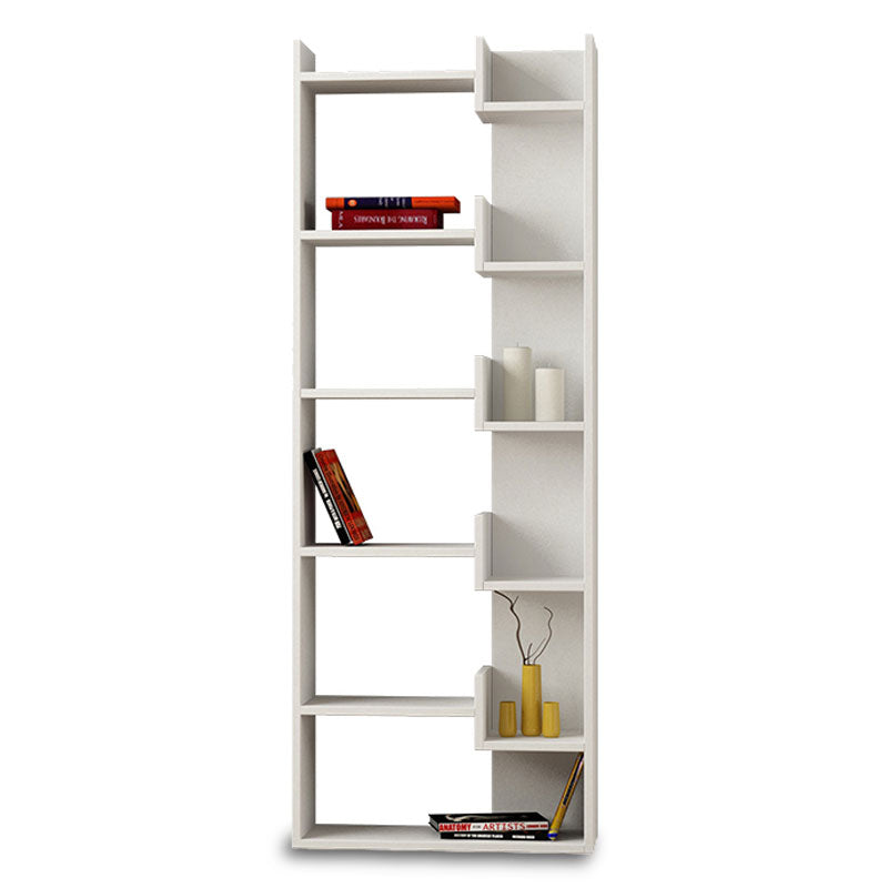 Етажерка за книги Oppa бяла 61x22x162