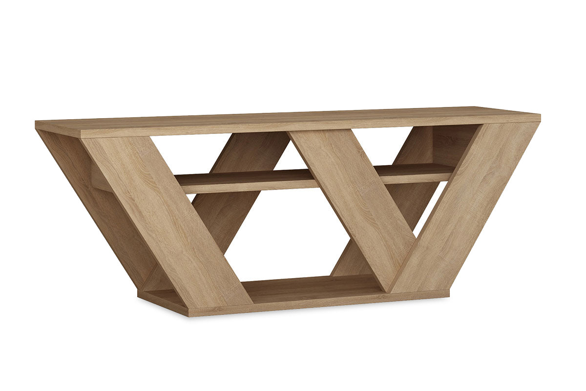 Стойка за телевизор Pipralla цвят дъб 110x30x40см