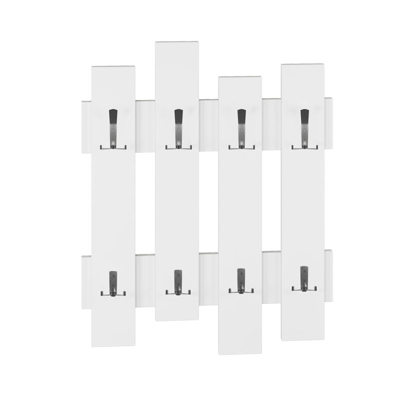 Закачалка за стена Wave в бял цвят 64x4x81см