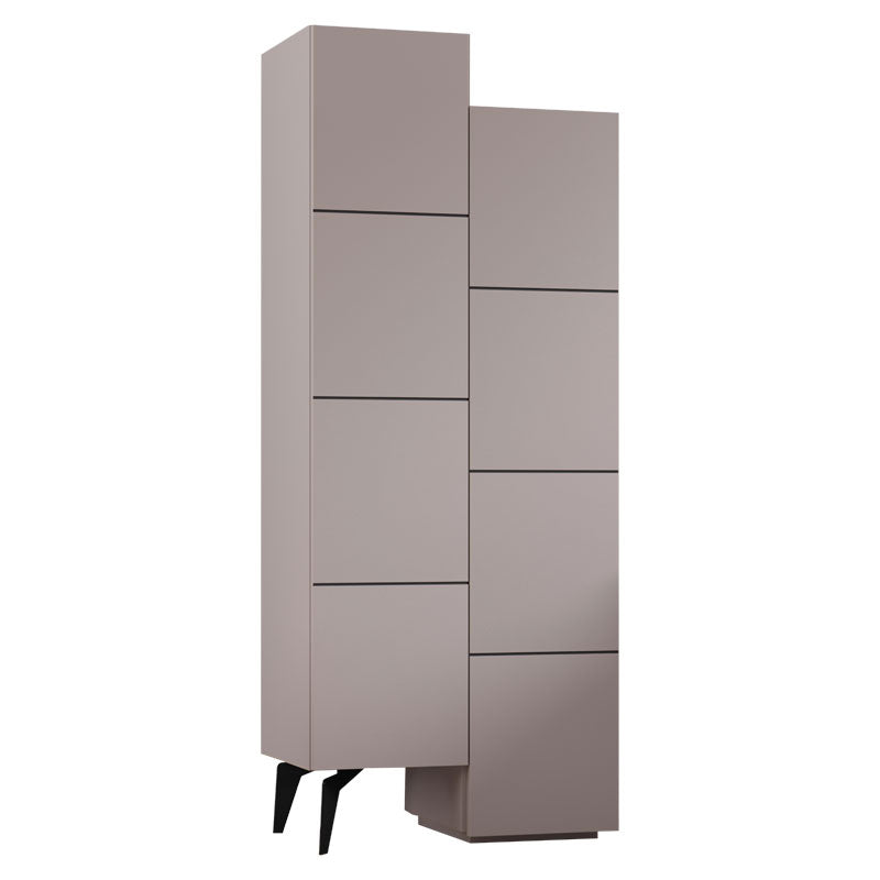 Многофункционален шкаф Romane шкаф мока 62.2x37.4x155.4cm