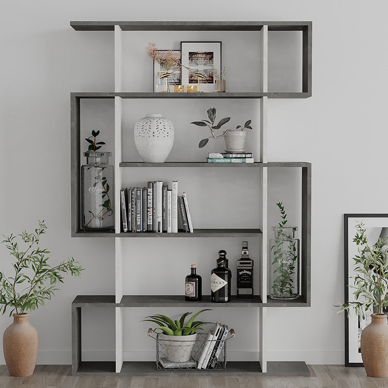 Етажерка MITO в античен бяло-сив цвят 108.5x25.5x161см