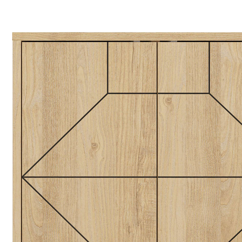 Бюфет BUFEL в естествен цвят 181x35x77.4см